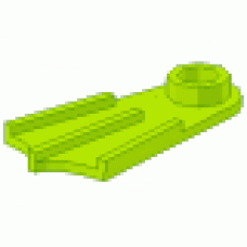 Part 2599 Lime Minifig, Footgear Flipper 